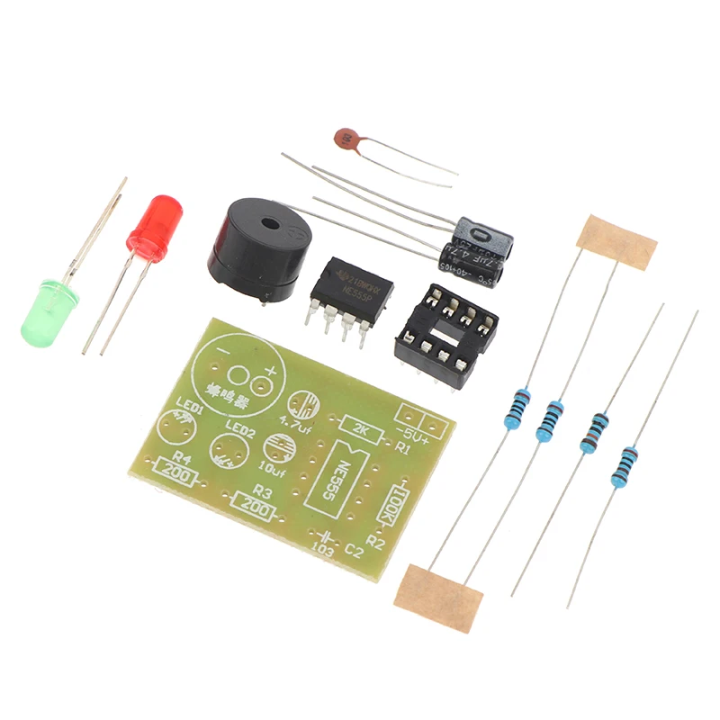 DIY Lötübungsset: NE555 mit LED-Blinker & Signalgenerator-Schaltung – Bild 5