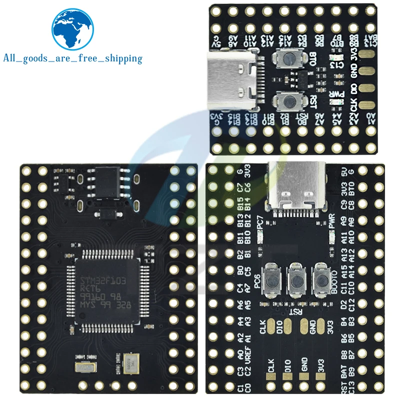 STM32F103C8T6/RCT6 STM32F401RET6 CH340 Entwicklungsboard Mikrocontroller-Kernplatine ARM-Architektur Minimales