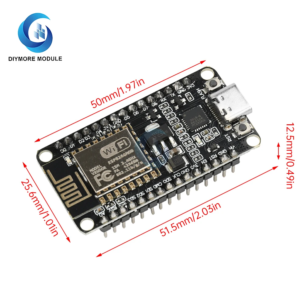 ESP8266 NodeMCU Lua V3 FT232 ESP-12E Entwicklungsboard Open Source – Bild 3