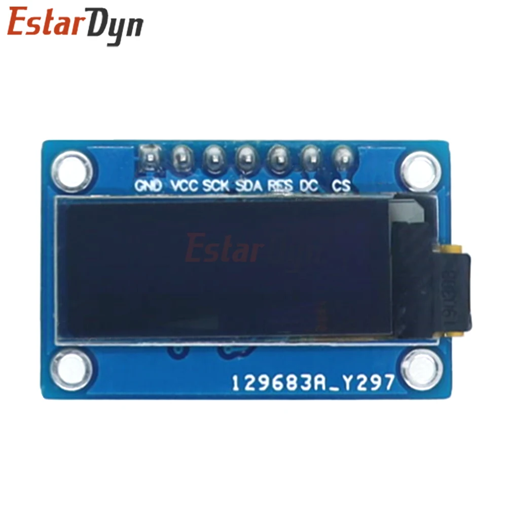 0,91 Zoll 128x32 SSD1306 SPI OLED-Displaymodul Weiß Blau - Für Board – Bild 6