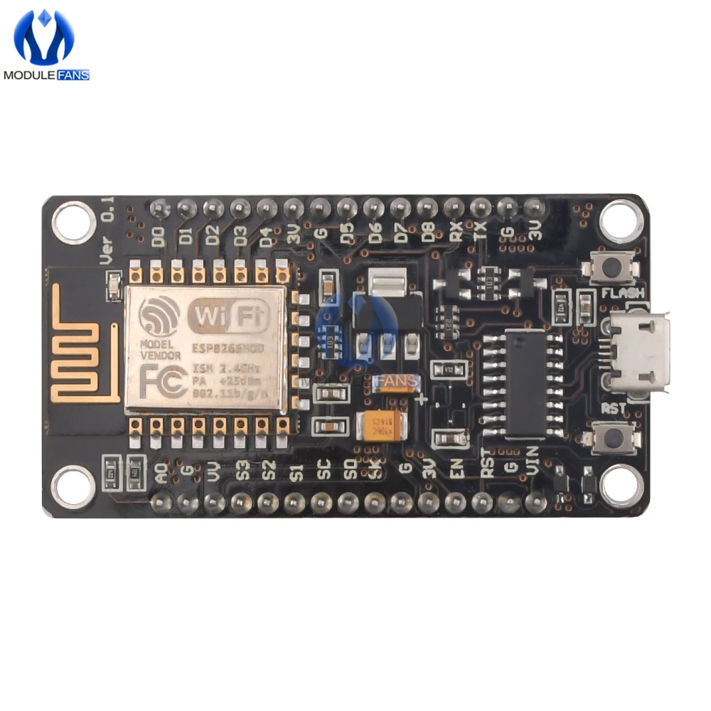 ESP8266 ESP-12F ESP-12E CH340G NodeMcu V3 WLAN-Modul mit Antenne PCB Netzwerk-Entwicklungsboard USB IO
