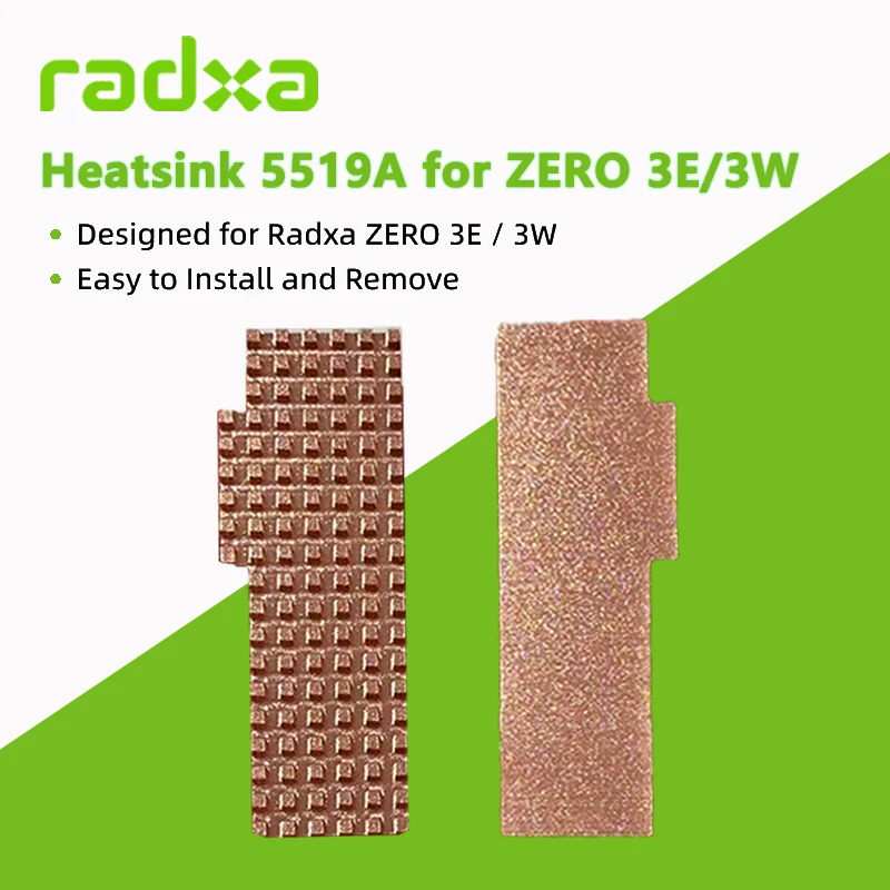Radxa ZERO 3W / 3E Kühlkörper 5519A