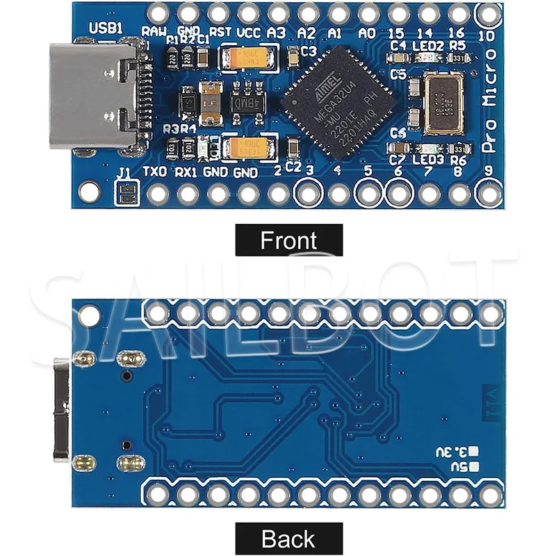 Pro Micro ATmega32U4 5V 16MHz Chip Ersetzen ATmega328 Für Arduino Pro – Bild 5