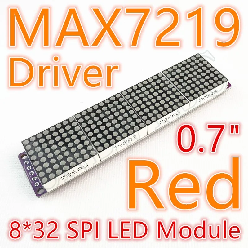 8*8 8*16 8*32 0,7 Zoll MAX7219 Rot/Blau/Grün/Weiß Dot Led Matrix MCU – Bild 3