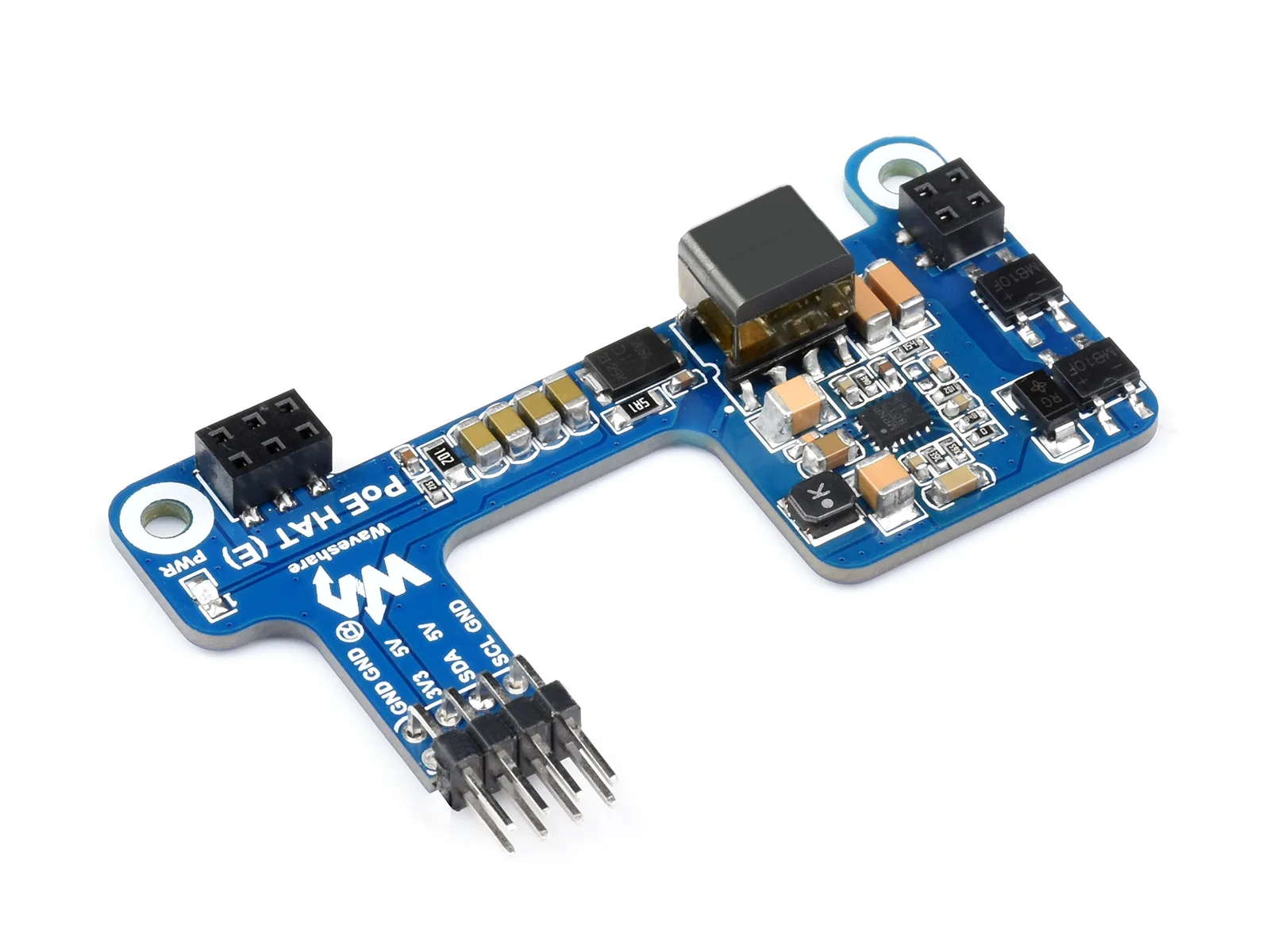 Waveshare PoE HAT (E) für Raspberry Pi 3B+/4B, 802.3af-konformes – Bild 2