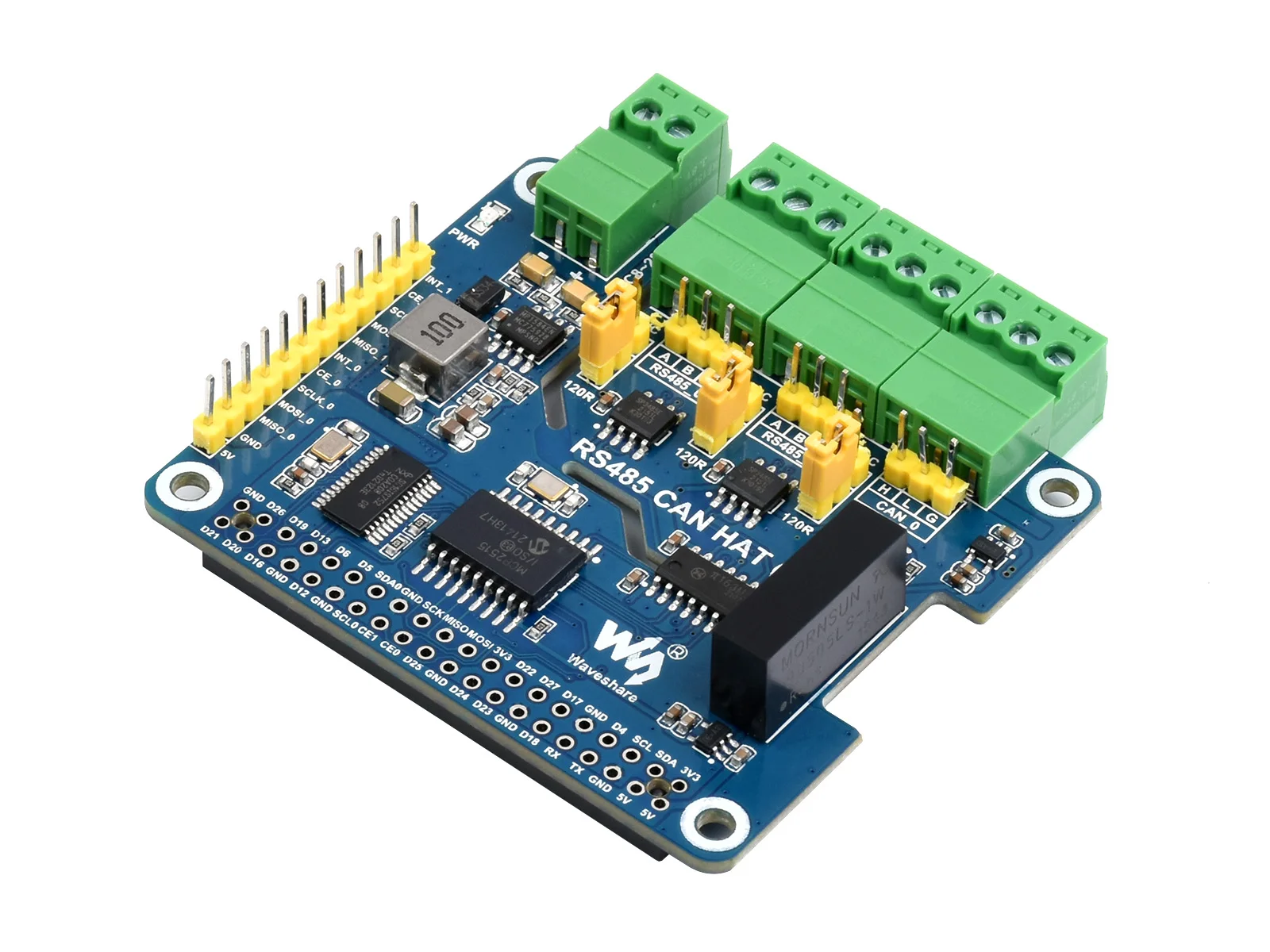 Waveshare Isolierter RS485-CAN-HAT (B) für Raspberry Pi – Bild 2