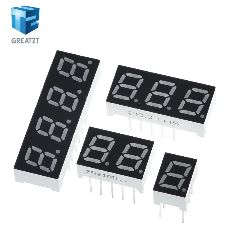 0,56 zoll LED display 7 Segment 1 Bit/2 Bit/3 Bit/4 Bit Digit Rohr Rot – Bild 4