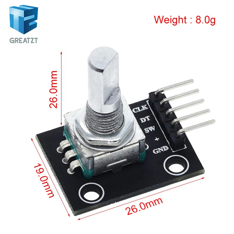 360-Grad-Drehgebermodul, Drehpotentiometer, analoges Knopfmodul – Bild 5