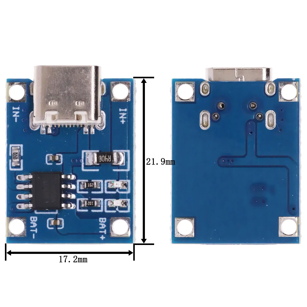 10pcs Typ-C/Micro/Mini USB 5V 1a tp4056 Lithium-Batterie lade modul – Bild 6
