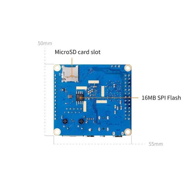 GGDX Orange Pi Zero 3 1G 1,5G 2G 4G RAM Allwinner H618 64-Bit WiFi5+BT – Bild 5