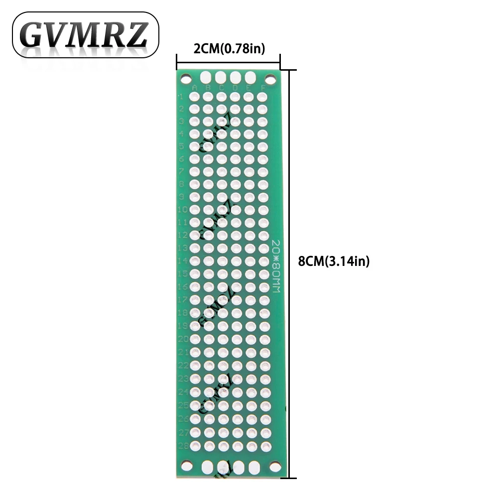 Doppelseitige PCB-Prototyp-Platine Universelle Durchsteck-Platine in Verschiedenen Größen und Farben