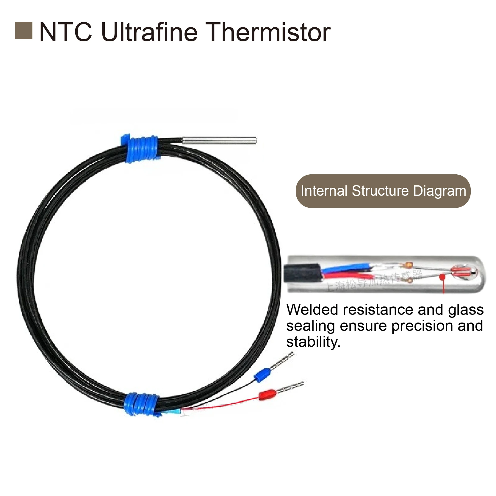 NTC 10K Temperatursensor mit Feiner Sonde, Wasser- und Ölbeständig – Bild 4