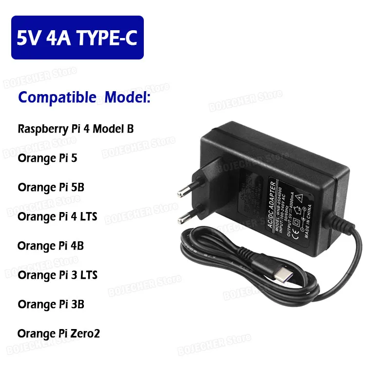 5V 4A USB-C-Ladegerät für Raspberry Pi 4B 20W – Bild 3