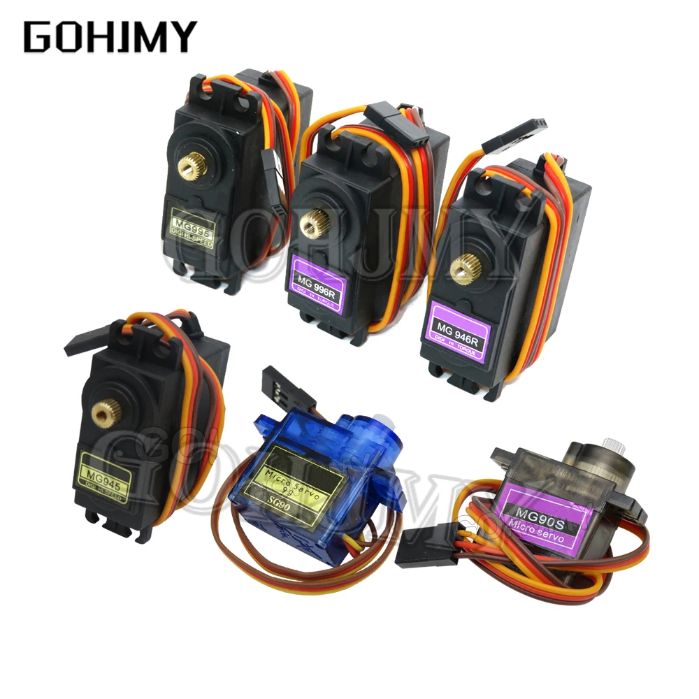 SG90 MG90S MG945 MG946 MG995 MG996 Servo Metall Getriebe für Modell Hubschrauber Boot Für Arduino UNO DIY