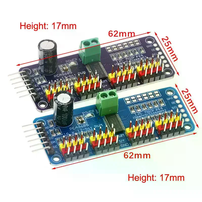 16-Kanal-PWM-Servo-Antriebsplatine Roboter-Controller – Bild 6