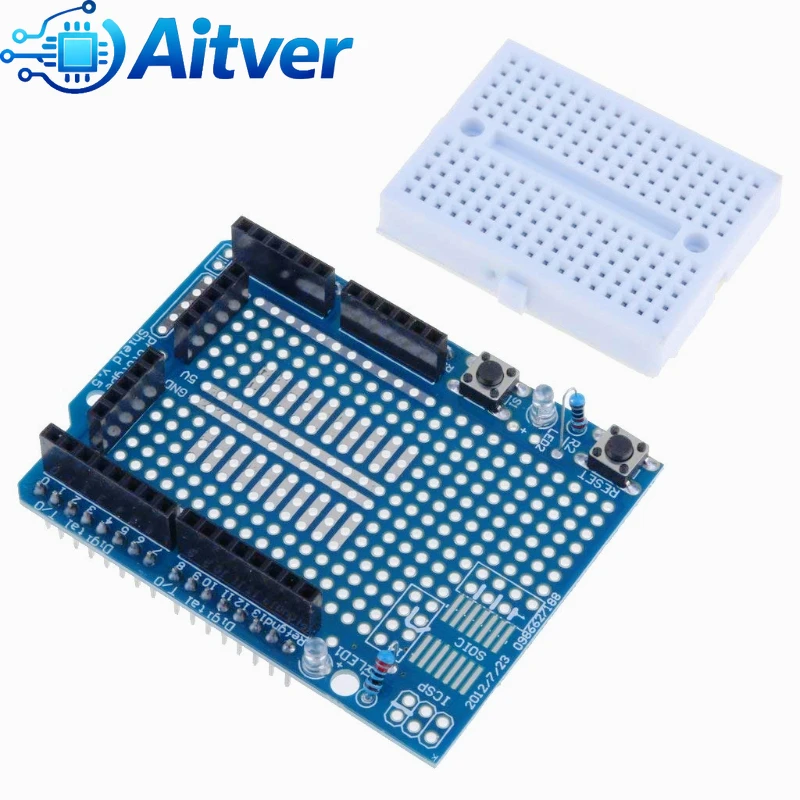 UNO Proto Shield Prototyp-Erweiterungsplatine mit SYB-170 Mini – Bild 4