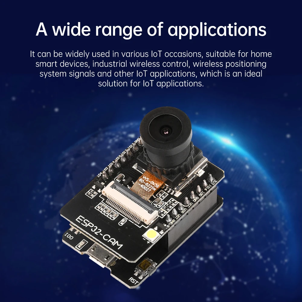 ESP32-CAM WIFI Bluetooth-Entwicklungsboard mit OV2640 OV3660 – Bild 5