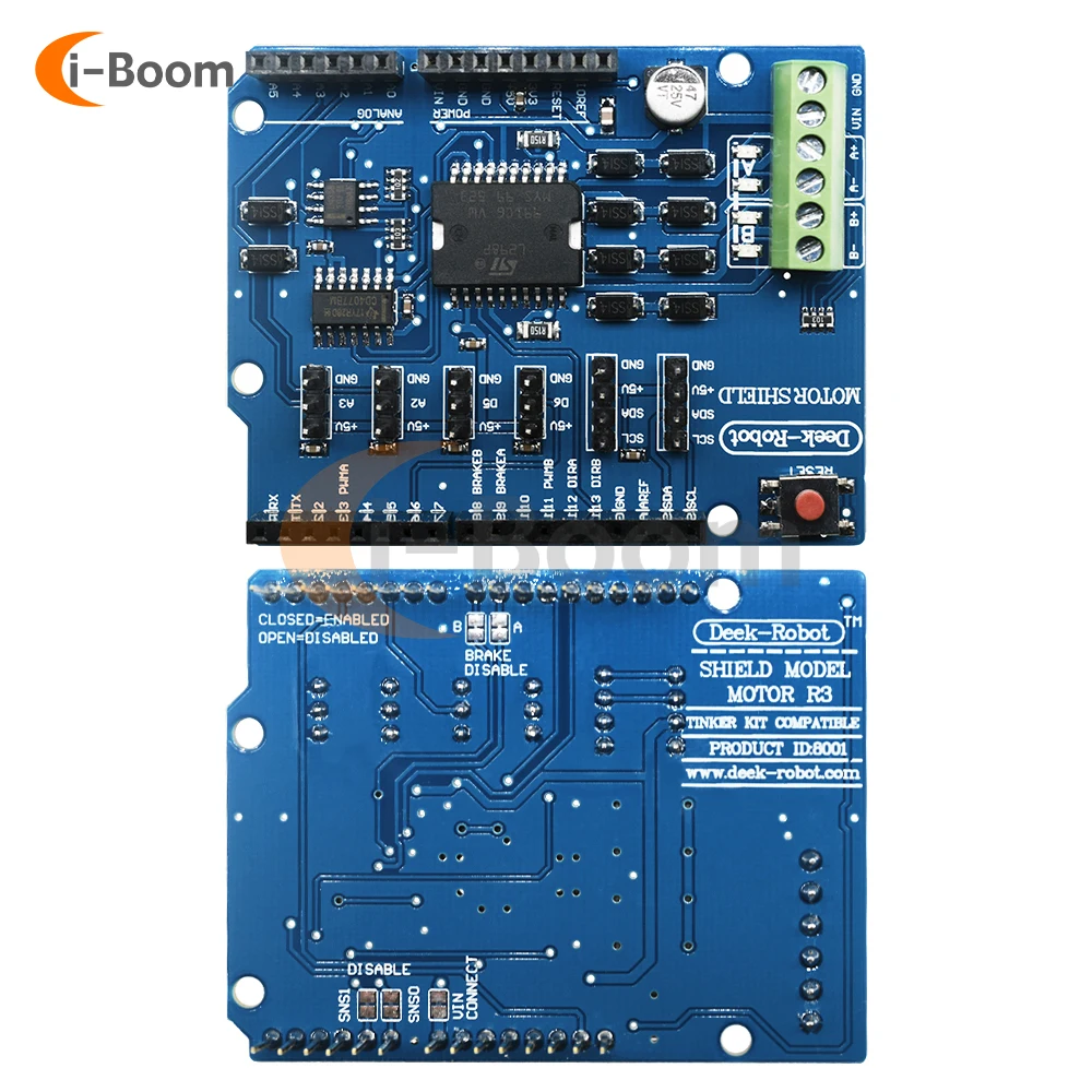L298P Motortreiber-Erweiterungs platine Motortreiber-Modul für Arduino leonardo mega2560
