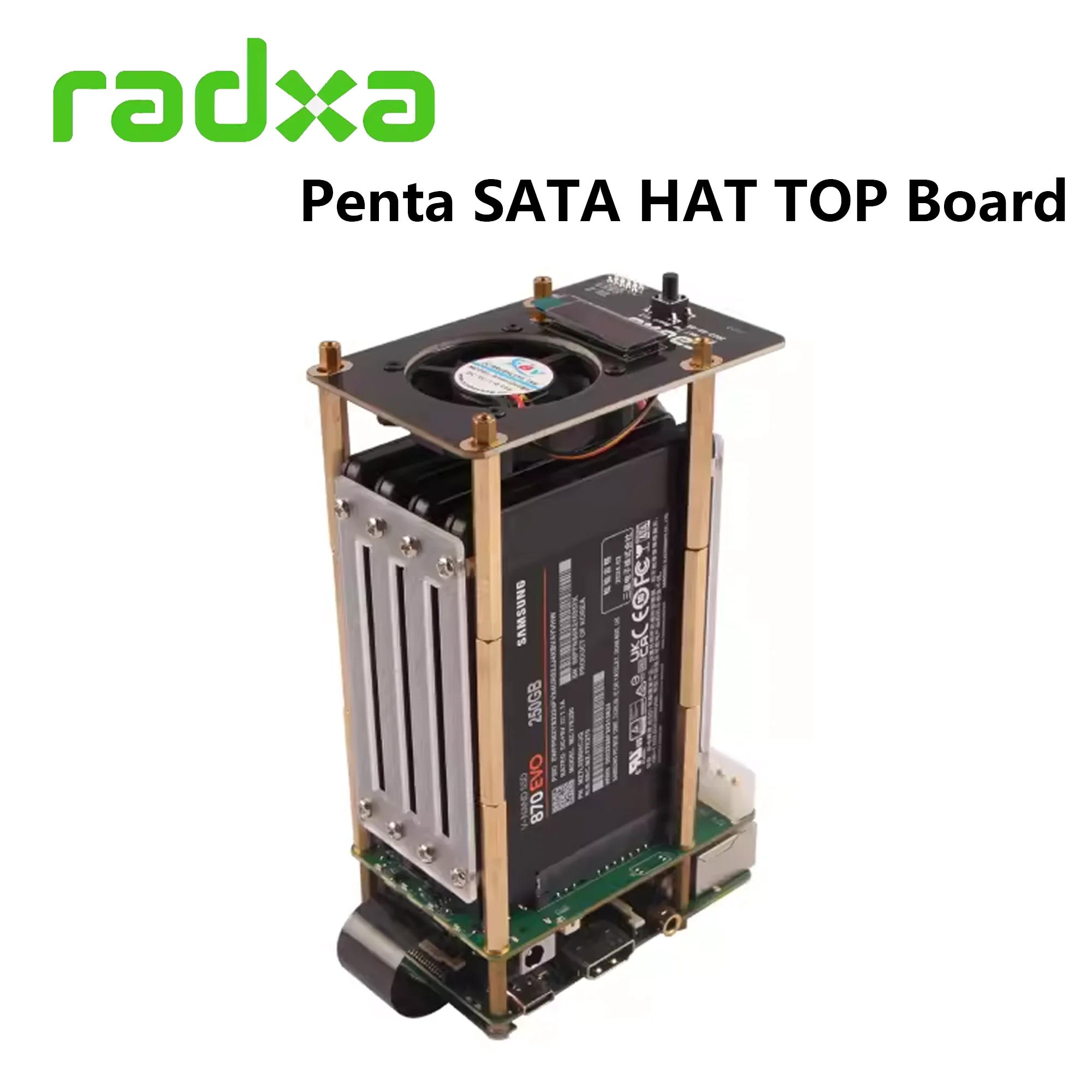 Penta SATA HAT TOP Board optional Radxa Penta SATA HAT für Raspberry – Bild 5