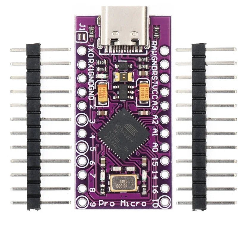 MICRO/TYPE-C USB ATMEGA32U4 Modul 5V 16MHz Board für ATMEGA32U4-AU/MU – Bild 6