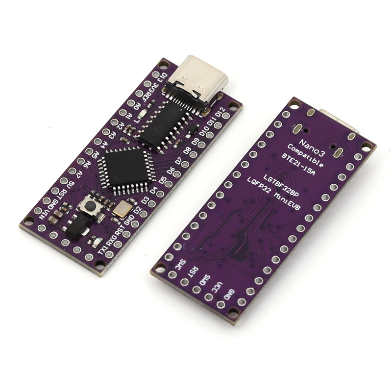 MiniEVB LGT8F328P-LQFP32 Board, LGT8F329P CH9340C HT42B534-1 SOP16 – Bild 4