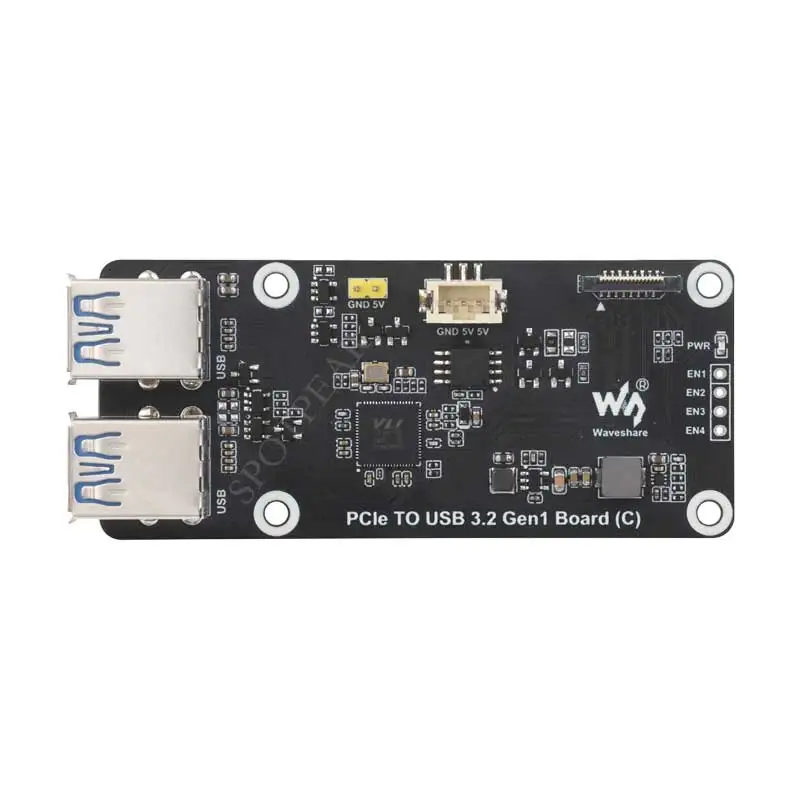 Raspberry Pi 5 PCIE zu USB 2. 0 Gen1 Hub 5 Gbit/s für Raspberry Pi OS – Bild 4
