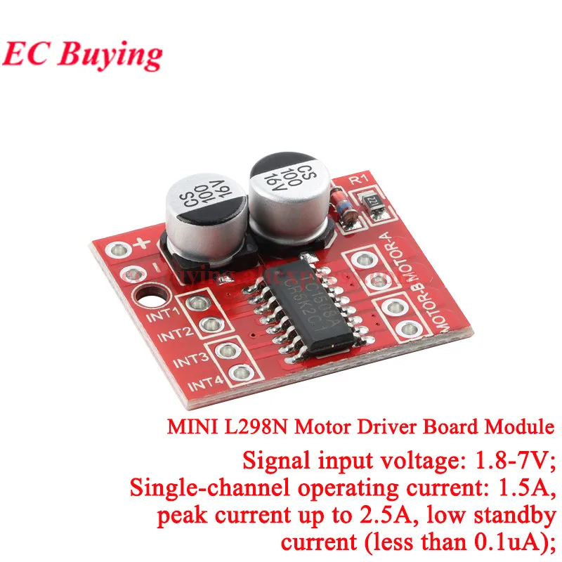 L298P L298 Motor Shield Stepper DC Motor Treiberplatine Erweiterungsmodul 2A Dual Full Bridge H-Bridge 2-Wege