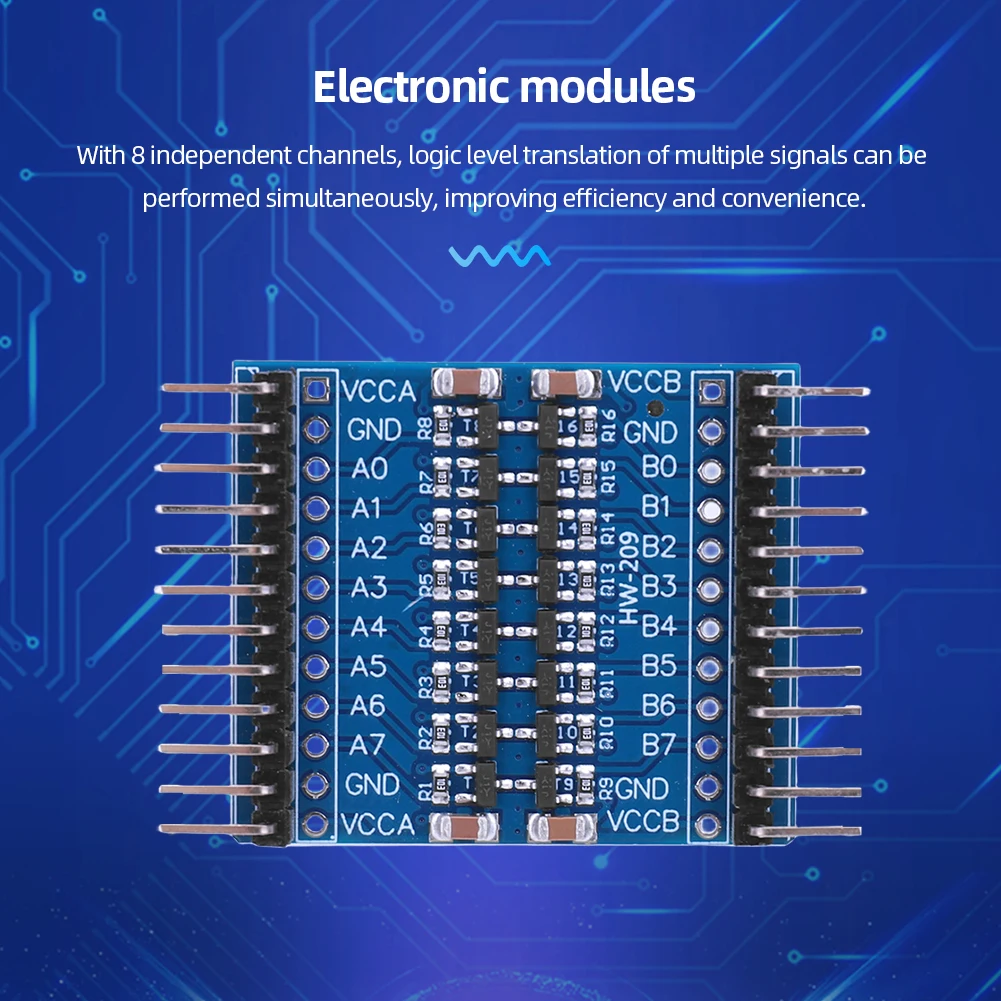 Bidirektion ales 8-Kanal-Logikpegel-Schalthebel modul 5V/3,3 V – Bild 5