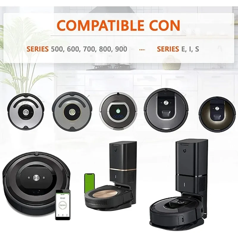 Reifen für IRobot ROOMBA Räder 500 600 700 800 900 E5 I7+S9 IROBOT 980 – Bild 5