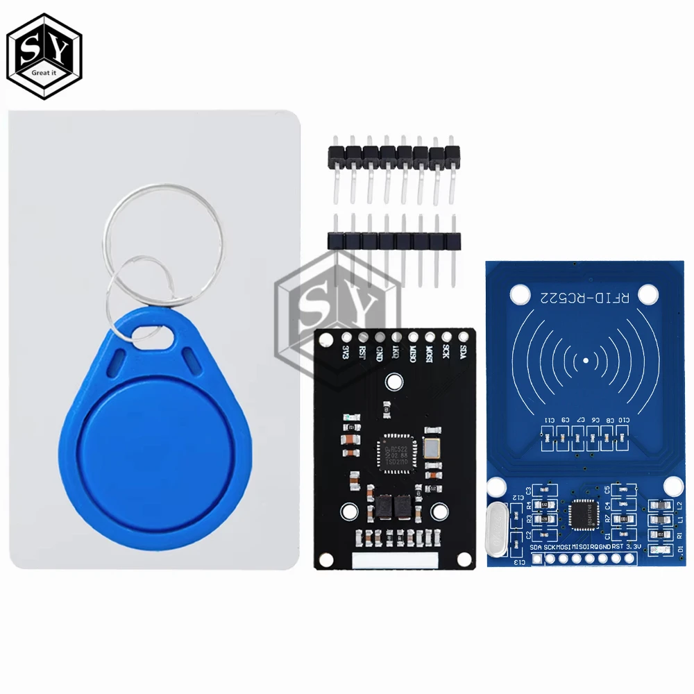 RFID-Modul RC522 Mini-Kit S50 13,56 MHz 6cm mit Tags SPI Schreiben & Lesen für Arduino Uno 2560