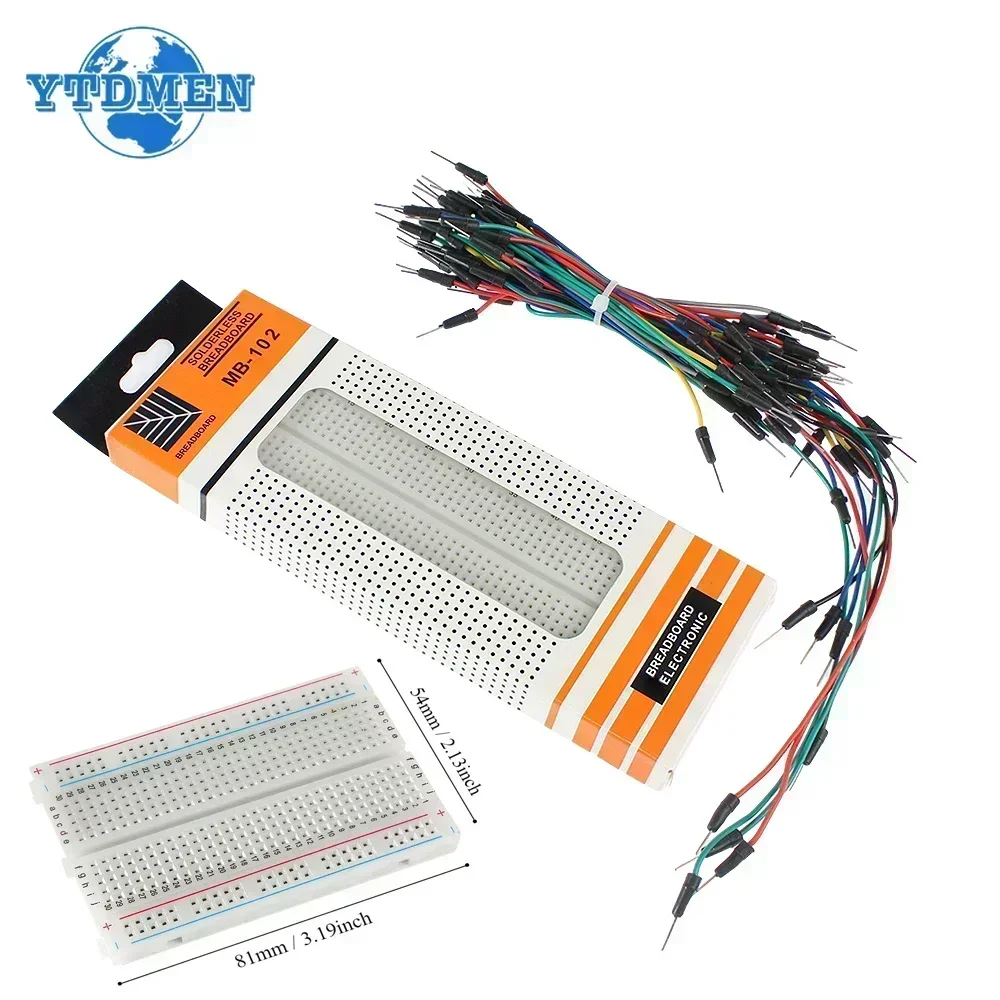 MB102 Breadboard Power Modul 3,3 V/5 V MB-102 830 Punkte Prototyp – Bild 2