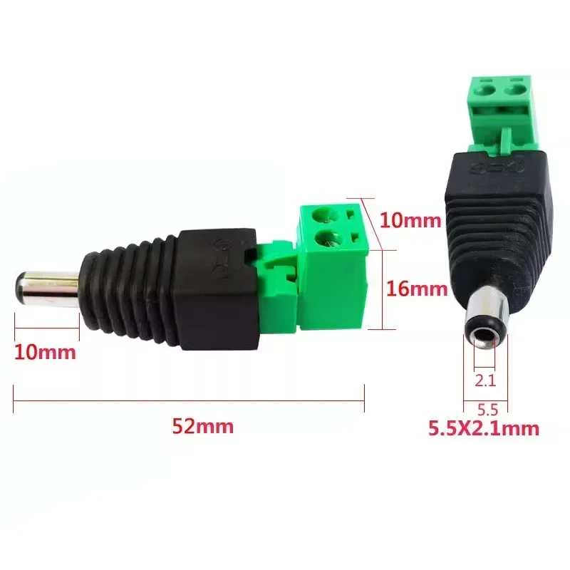 2,1mm x 5,5mm DC-Stromstecker 5,5*2,1mm Schraubanschluss – Bild 4