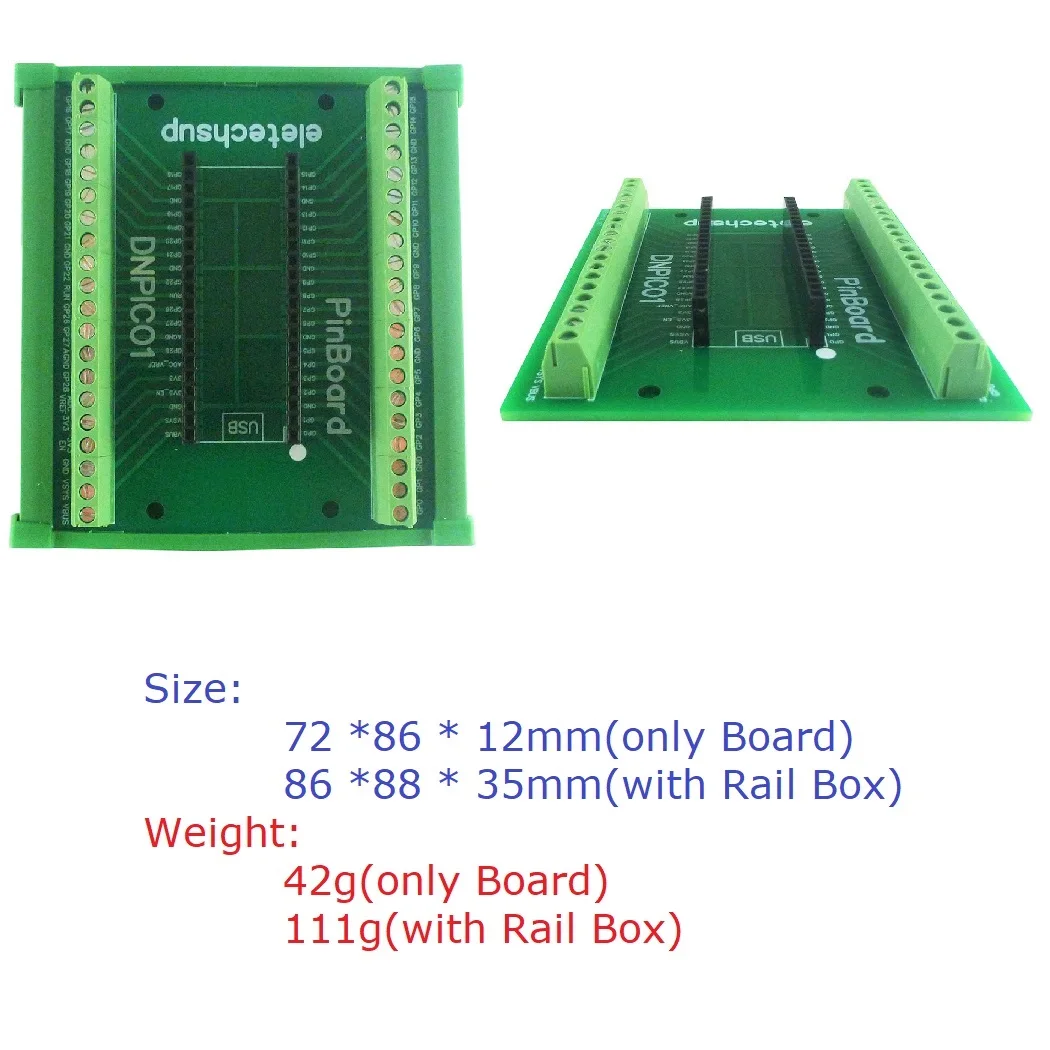 DIN-Schienenmontage-Schraubklemmenblock-Adapter GPIO-Erweiterungsmodul – Bild 3