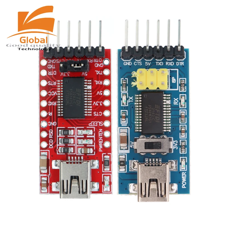 FT232RL FTDI USB 3,3 V 5,5 V auf TTL Serielles Adaptermodul für Arduino FT232 Pro Mini USB ZU TTL 232