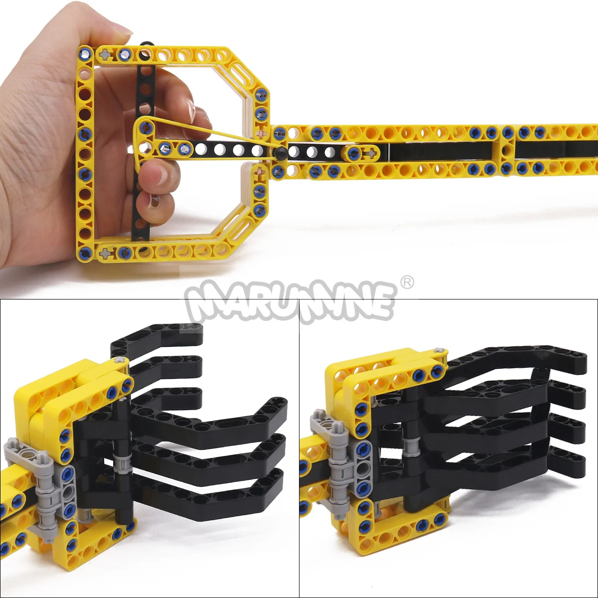 MARUMINE 128-teiliges Roboterarm MOC Baustein-Set Programmierbare – Bild 3