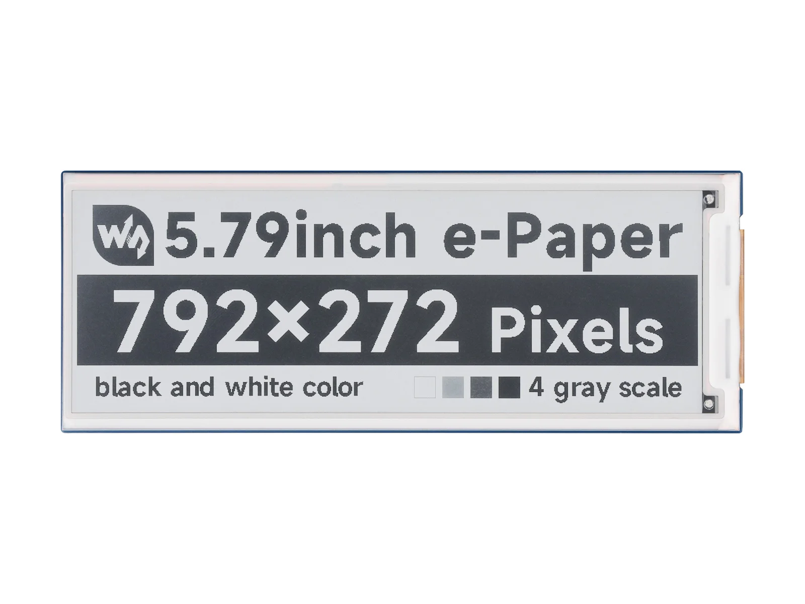 5,79 Zoll E-Paper-Rohdisplay, E-Ink-Display, 792 x 272 – Bild 5