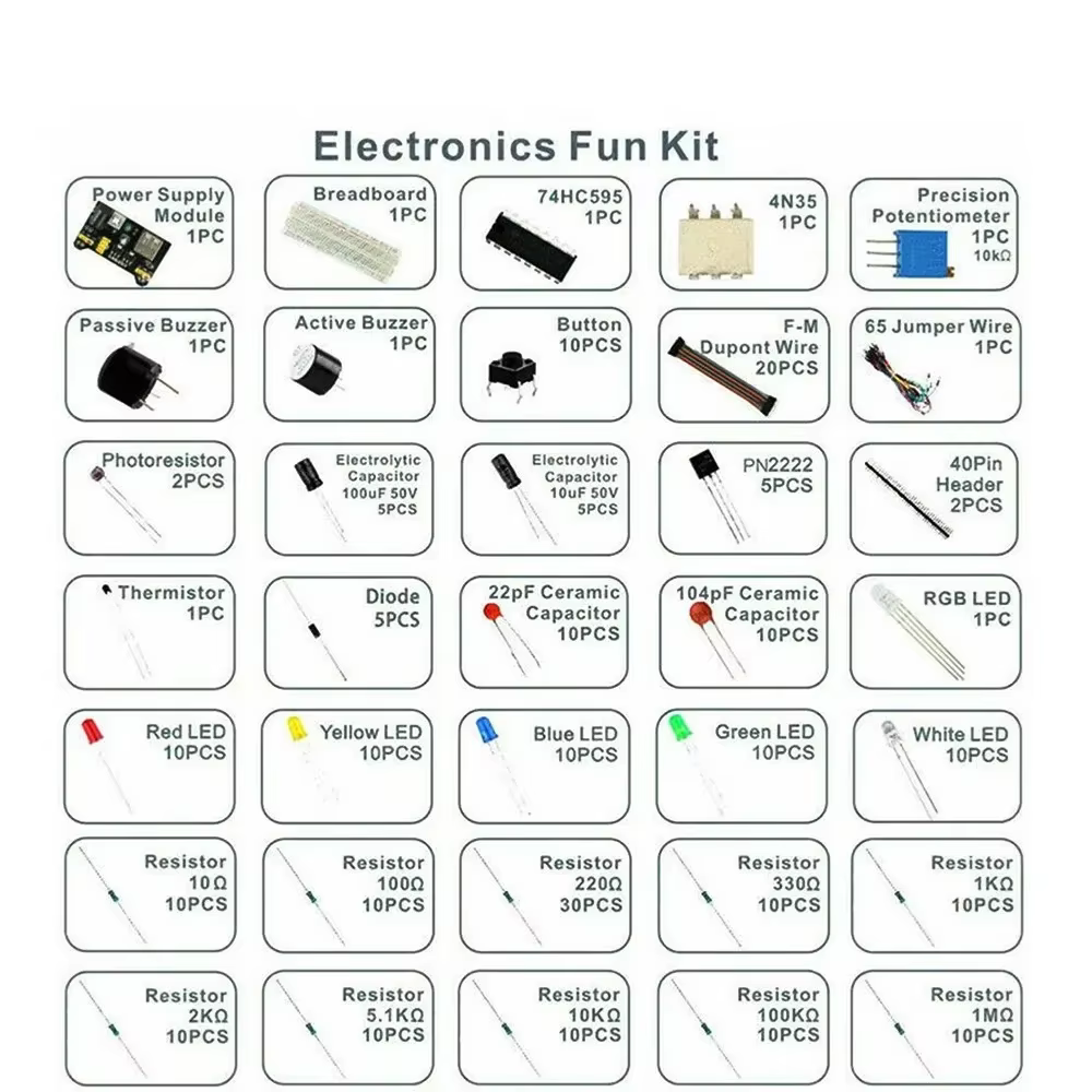 DIY-Projekt-Starter-Kit für Arduino UNO R3 Kit, elektronisches – Bild 4