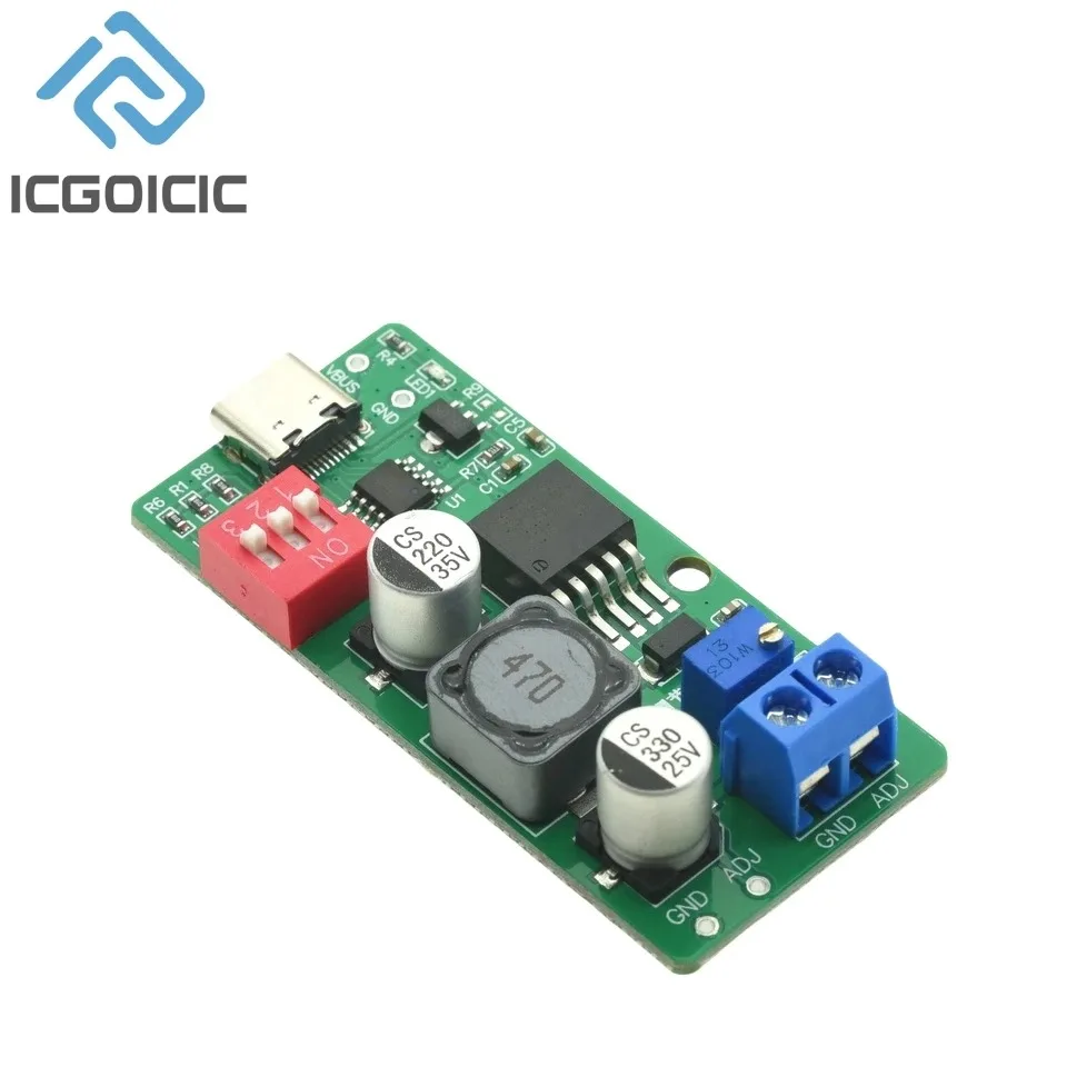 USB-C PD-Triggermodul - wählbarer 5 V/9 V/12 V/15 V/18 V Ausgang – Bild 5