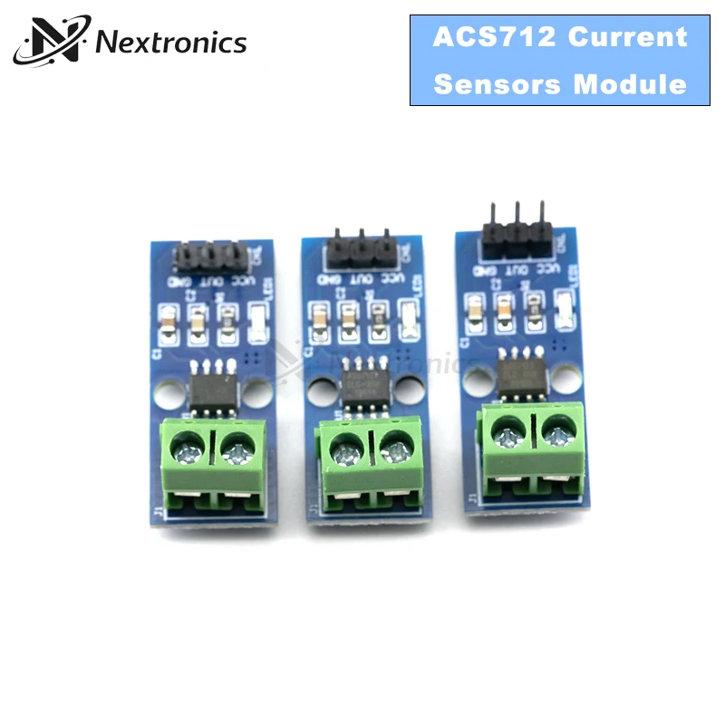 ACS712 5A/20A/30A Hall-Stromsensor-Modul, Strommessplatine für Arduino – Bild 2
