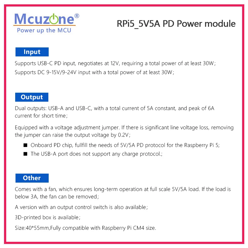 Raspberry Pi 5 5V5A Dual PD Power Modul – Bild 5
