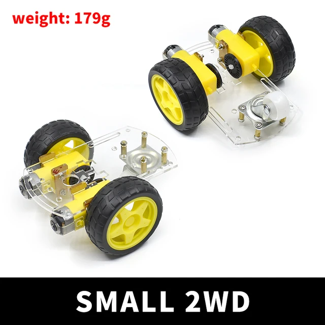 2WD Smart Roboter-Auto-Chassis-Kit, Hindernisvermeidungs- und Tracking-Motor mit Geschwindigkeitsencoder