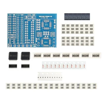 1kit SMT SMD Komponente Schweißen Praxis Board Löten DIY Kit Widerstand Diode Transistor Durch Start Lernen