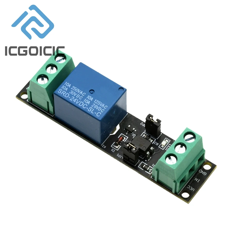 3V/5V/12V/24V 1-Kanal-Relaismodul mit optischer Isolierung - 10A 250V – Bild 5