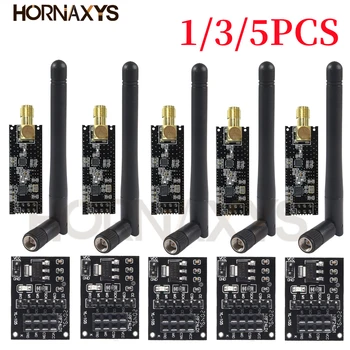 NRF24L01+PA+LNA Wireless Transceiver RF Transceiver Modul 2,4G 1100m mit Antenne und NRF24L01+ (5 Stück)