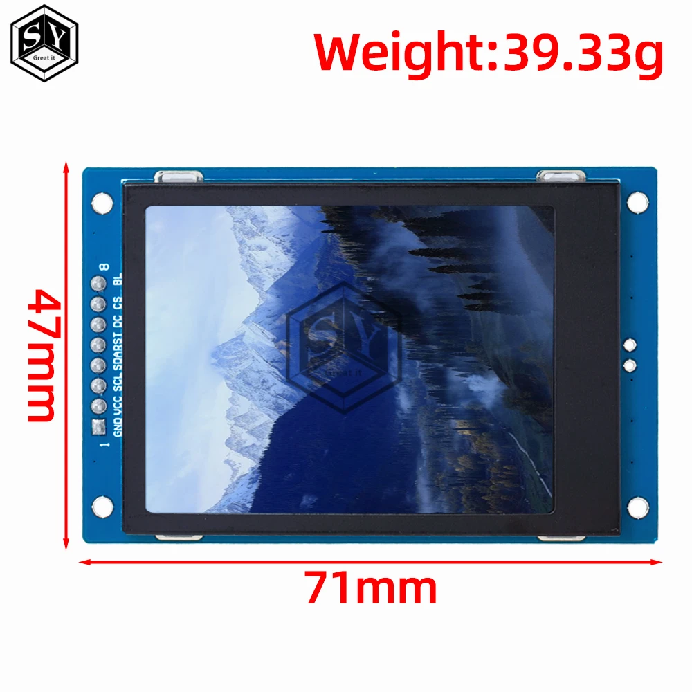 2,4 Zoll TFT SPI 65K Display 240*320 Smart Display Bildschirm 8P – Bild 3