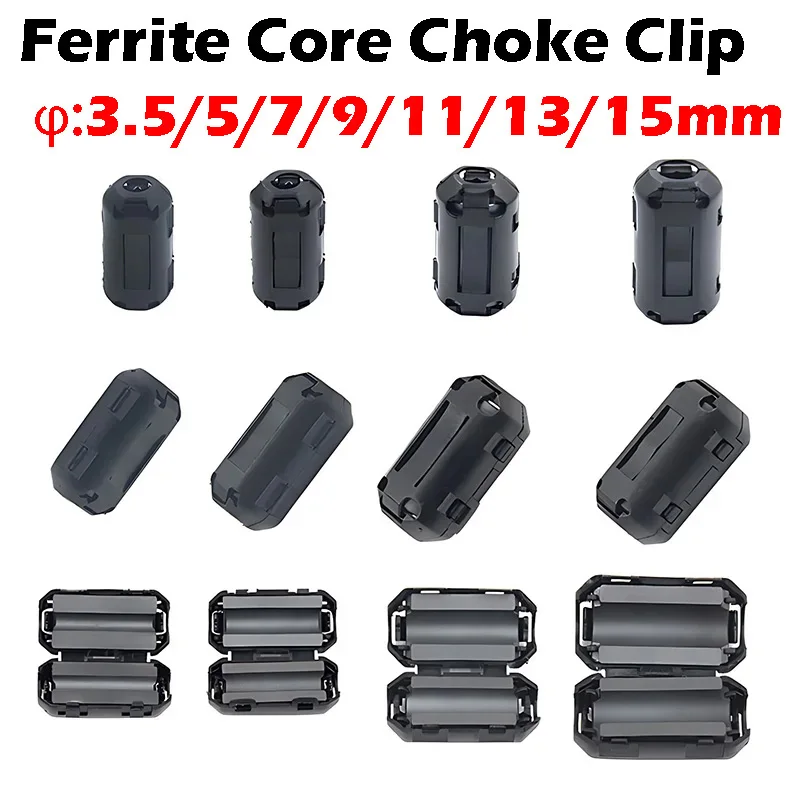 Ferrit kern Kabel ring Choke Perle RFI EMI Noise Suppressor Filter für Netz kabel USB-Antenne HDMI Audio-Kabel