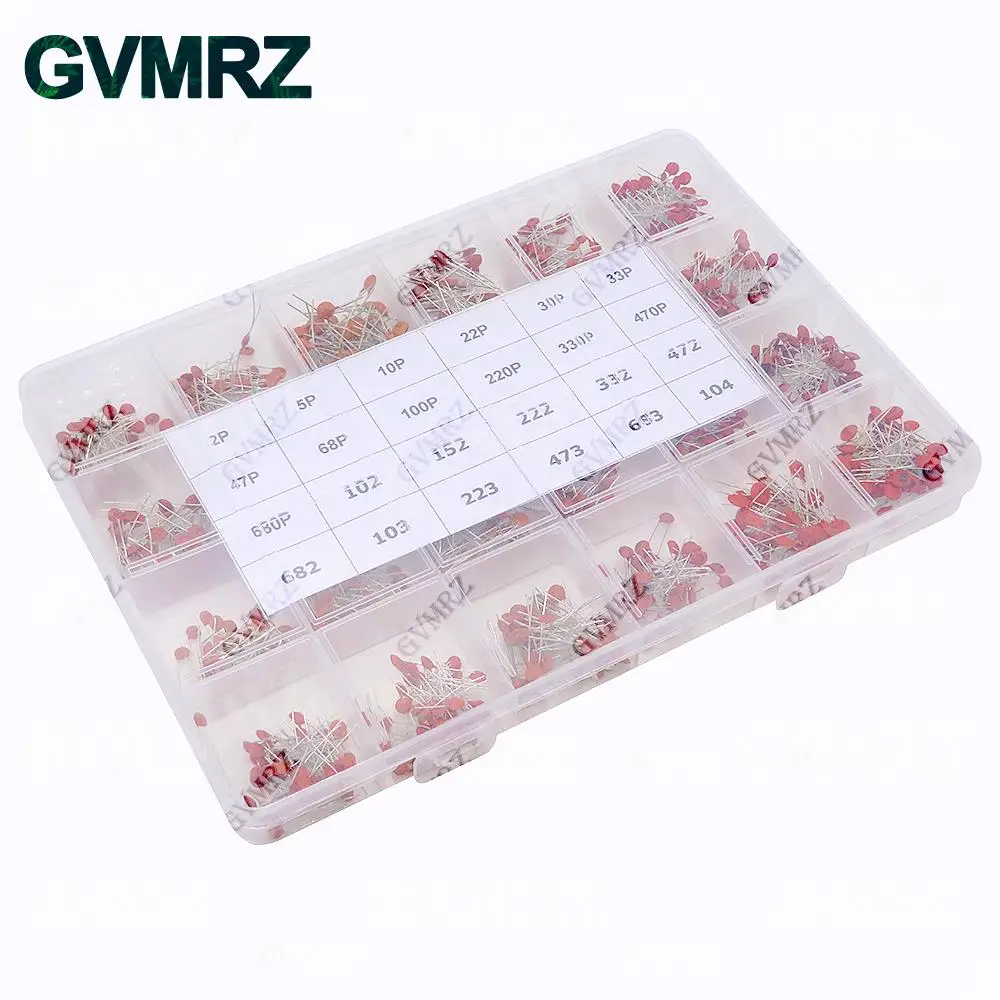 Keramik Kondensatoren Kit Elektronische Komponenten Paket Kondensator Verschiedene Proben Diy Kit (300 Stück)