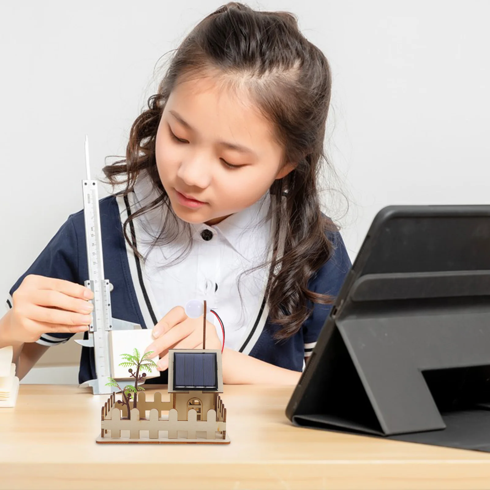 Solar Garten Licht Wissenschaft Kit DIY Lampe Modell Physik Experiment – Bild 3