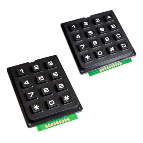 4x4 3x4 Matrix Tastatur Modul Verwenden Schlüssel PIC AVR Stempel Sml 4*4 3*4 Kunststoff Tasten Schalter