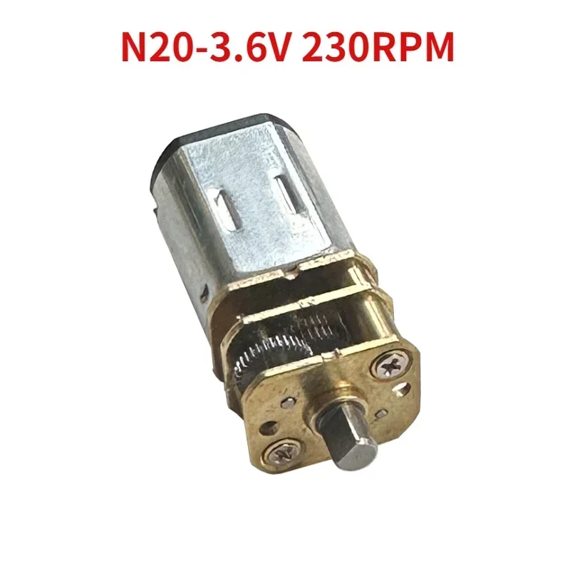 N20-3,6 V-230 U/min Metallgetriebe-Gleichstrommotor mit hohem Drehmoment, langsame Geschwindigkeit
